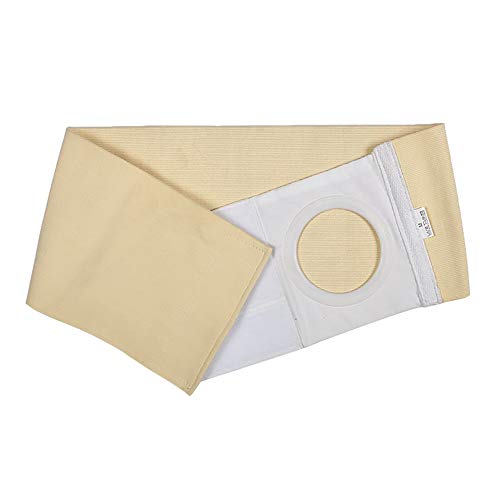 ZZYYZZ Cinturón para ostomía Abrazadera para Abrazadera Abdominal Faja de Soporte para ostomía para Bolsa de colostomía con Abertura de estoma de 3.14"Prevenir Hernia paraestomal,S