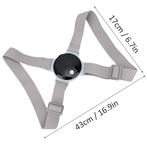 01 Soporte para La Espalda, Pantalla Digital Ergonómica, Cómodo Corrector De Postura De La Espalda, Vibración para Adultos, Soporte para La Parte Superior De La Espalda, Alivio del Dolor para