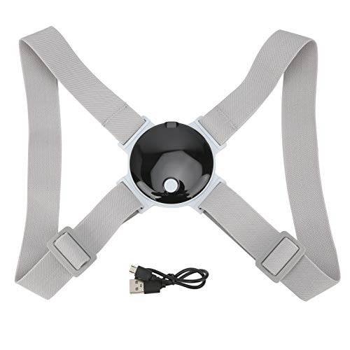 01 Soporte para La Espalda, Pantalla Digital Ergonómica, Cómodo Corrector De Postura De La Espalda, Vibración para Adultos, Soporte para La Parte Superior De La Espalda, Alivio del Dolor para