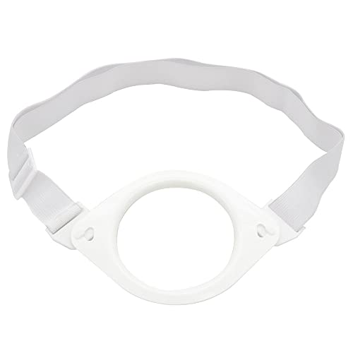 1 juego de anillo fijo ostomía y cinturón herramienta de asistencia para bolsa de colostomía, cintura adecuada de 100 cm, diámetro del anillo fijo, 8,5 cm, color blanco, 1101 (color: blanco)