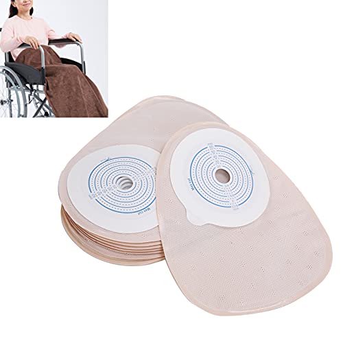 10 Bolsas de Colostomía Desechables, Bolsas Drenables, Bolsas de Colostomía Blandas, Ostomía, Ileostomía, Estoma, Accesorios de Estoma para Colostomía, Ileostomía, Estomas, Bolsa de Drenaje de Estoma