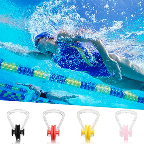 10 pinzas para La Nariz Para Nadar, TapóN Protector de Entrenamiento de Natación para La Nariz, Protector Nasal, para Adultos Y NiñOs,Buceadores - Unisex