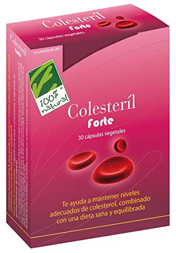 100% Natural - Colesteril Forte Complemento Alimenticio, 90 Capsulas