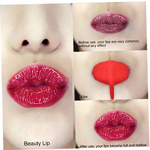 1pc De Silicona De Labios Carnosos Labios Dispositivos Sexy Lip Enhancer Rápida Más Gordo Tratamiento Bigger Dispositivo De La Boca De Labios Voluminizador Indolora Y Simple Belleza Herramientas De