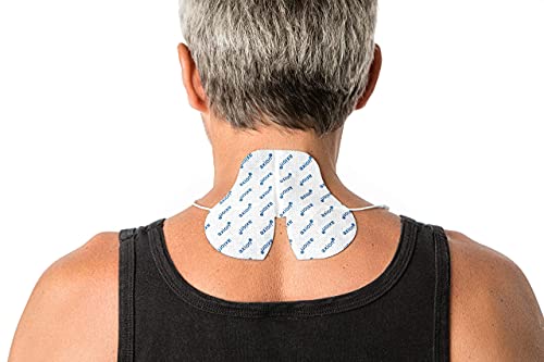 2 Electrodos para el cuello especiales de axion | Para su electroestimulador TENS EMS | Parches para cuello o como almohadilla cervical | Masajes de cuello