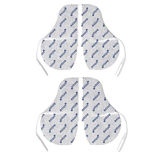 2 Electrodos para el cuello especiales de axion | Para su electroestimulador TENS EMS | Parches para cuello o como almohadilla cervical | Masajes de cuello