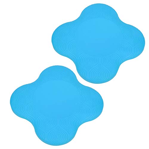 2 UNIDS Yoga Entrenamiento Rodilla Rodilla Code CODIFICACIÓN Pad COJEZA DE PU CUJIZACIÓN Ejercicio DE Ejercicios Doble Side Anti-Slip