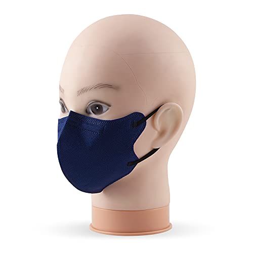 20 Mascarillas FFP2/KN95 Azul Talla Pequeña Small Homologadas Certificación CE sin Válvula de 4 Capas, Máscara Protectora de Polvo, Mascarilla de Protección con Filtros de Calidad BFE≥95, 20 Piezas