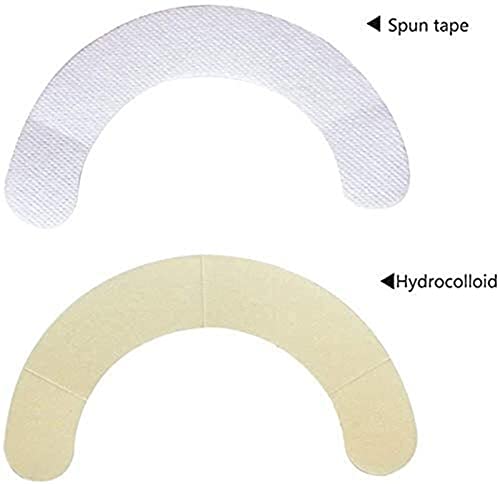 20pcs Strips de barrera de la piel hidrocoloides, cinta sensible a la presión de la ostomía, productos de cuidado de la pasta, apéndice del estoma, spuntape curvado de la cinta de fijación de la barre