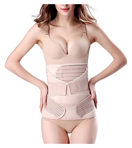 3 en 1 Envoltura de recuperación de soporte para el vientre posparto Mujeres Cintura de maternidad posparto Cinturón de pelvis Faja adelgazante (Color: Negro, Tipo de enchufe: XL) Harmonious home