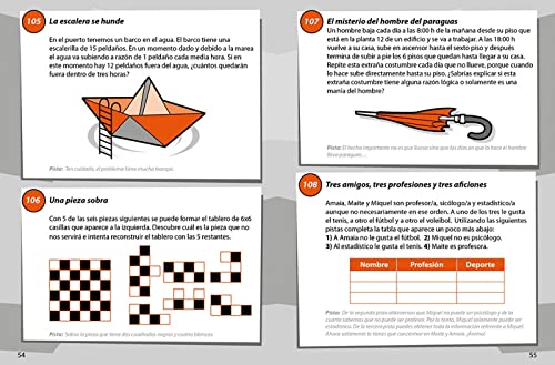 365 enigmas y juegos de lógica: Para niños y niñas. Acertijos divertidos y Retos de ingenio para aprender en Familia. Actividades infantiles para cada día del año (No ficción ilustrados)