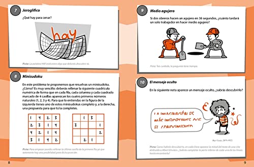 365 enigmas y juegos de lógica: Para niños y niñas. Acertijos divertidos y Retos de ingenio para aprender en Familia. Actividades infantiles para cada día del año (No ficción ilustrados)