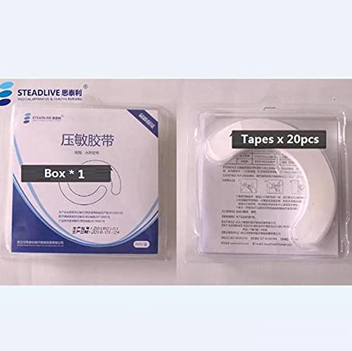 40 unids / lote ~ cinta de fijación de atención de ostomía portátiles, cintas hinchadas for arreglar sus bolsas de colostomía Productos de incontinencia de la incontinencia de la colostomía de la pare