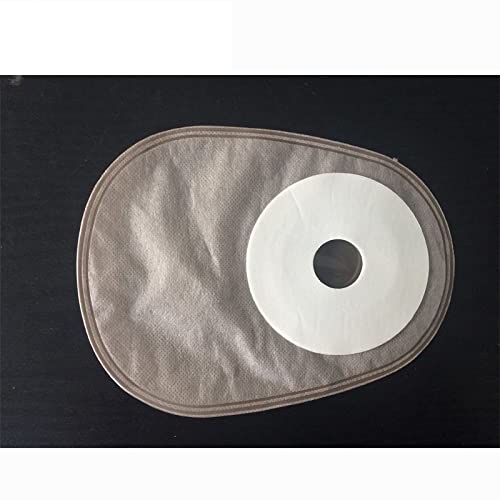 40pcs / lote ~ Económico una PC cerró bolsas de colostomía; Bolsos de cuidados de estoma portátil de una pieza ~ Volumen Bolsa diaria Ostomy Bolsos de ostomía transpirable Ostomía Hernia Drenaje Incon