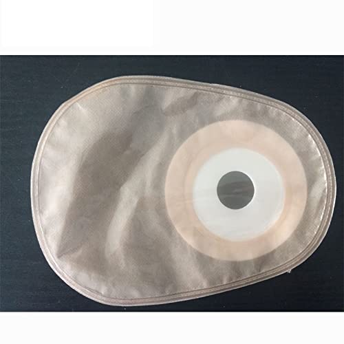 40pcs / lote ~ Económico una PC cerró bolsas de colostomía; Bolsos de cuidados de estoma portátil de una pieza ~ Volumen Bolsa diaria Ostomy Bolsos de ostomía transpirable Ostomía Hernia Drenaje Incon