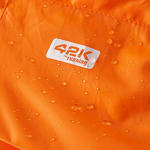 42K Running - Chaleco Técnico Waterproof Vest Naranjaa-Blanco XXL