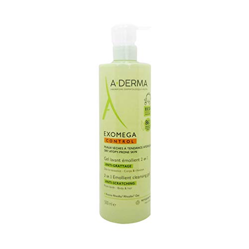 A-DERMA Exomega Gel Lavado Infantil Emoliente, 500 ml