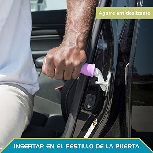 Able Life Auto Cane, Mango De Soporte Portátil Del Vehículo, Bastón de Coche, Ayuda de Movilidad, Ayuda Para Levantarse, Manija De Asistencia, Lavanda