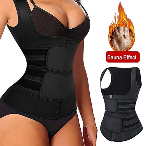 ABUCIYO Entrenador de Cintura Cinturón Adelgazante Body Shaper Chaleco Delgado para Mujeres Control de Abdomen Modelado Correa Corset Trimmer Faja