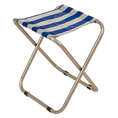 Acan Taburete Plegable Camping portátil 40 x 32,5 x 38,5 cm. Silla, banqueta compacta de Hierro y poliéster para Playa, Acampada, Pesca, Caza, Senderismo, Picnic (Color Surtido)