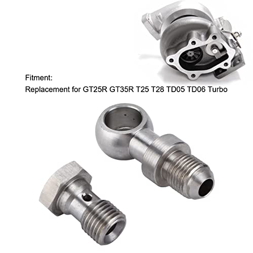 Accesorios De Perno De Espiga Para Manguera De Banjo, Refrigerante De Agua Turbo, Limitador De Alimentación De Aceite De Perno De Banjo, 6AN A M14x1.5, Repuesto Para GT25R GT35R T25 Turbo