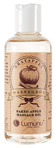 Aceite de masaje erótico con fragancia navideña a los afrodisíacos canela y manzana (100ml) para masaje corporal, sexo, masaje de pareja y masaje íntimo (100ml)