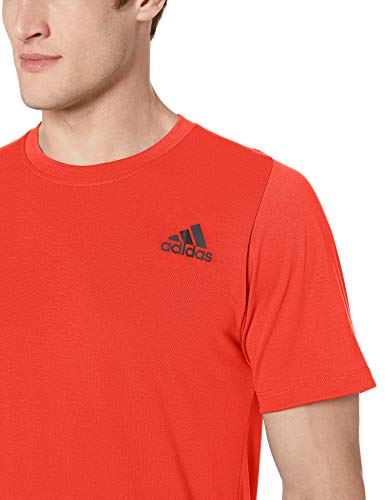 adidas Camiseta Deportiva Freelift de Manga Corta para Hombre, Hombre, Manga Corta, S1950MTR352, Rojo Activo, XXL