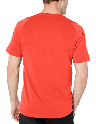 adidas Camiseta Deportiva Freelift de Manga Corta para Hombre, Hombre, Manga Corta, S1950MTR352, Rojo Activo, XXL