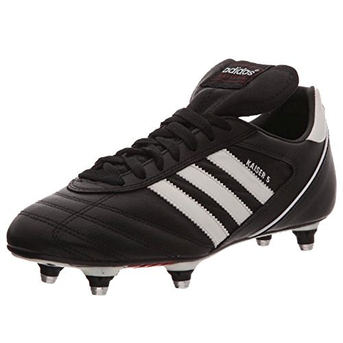 adidas Kaiser 5 Cup, Zapatillas de Fútbol Hombre, Nero Schwarz Black Running White Red, 40 2/3 EU