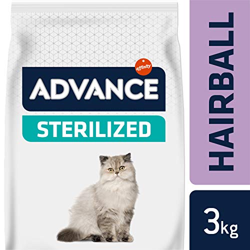 ADVANCE Hairball Pienso para Gato Esterilizado - 3 kg