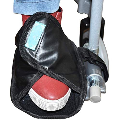 AFGBB Zapatos de Silla de Ruedas de nolips de restricción, Zapatos de Silla de Ruedas de Seguridad Accesorios para sillas de Ruedas para parálisis, Parkinson, Piernas espasmos