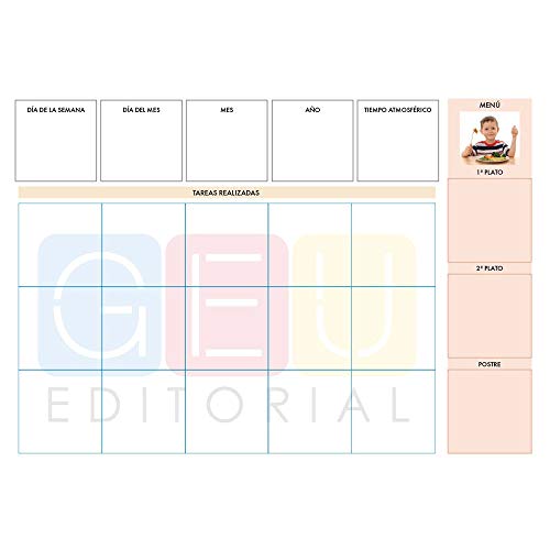 Agenda Comunicación Visual Imantada | herramienta de apoyo A Familias y docentes de Primaria | comunicación con pictogramas (Agendas y Material Escolar)