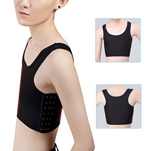 Aivtalk Tomboy Ropa Faja Trans FTM Transexual Faja de Pecho Plano Chest Binder Cosplay Transpirable