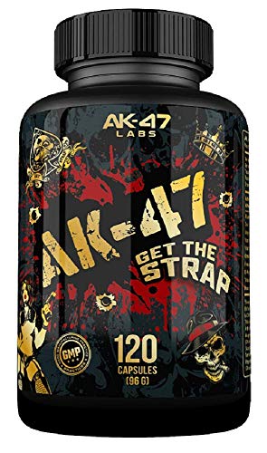 AK-47 Labs GET THE STRAP T-Stack Boost Testo Booster testosterona Bodybuilding - 120 Cápsulas