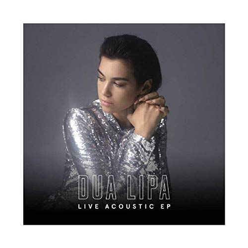 Álbum de la cubierta de Dua Lipa Live Acoustic Album Canvas Poster Decoración de pared Cuadro Cuadro Cuadro Cuadro Cuadro para Sala de estar Dormitorio Decoración Unframe: 30 × 30 cm