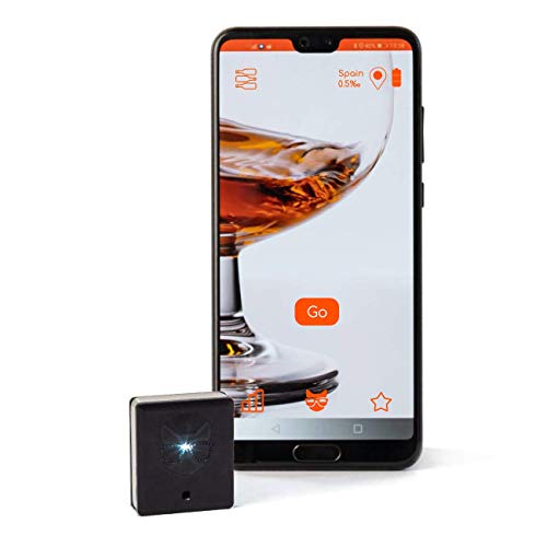 Alcoholímetro de bolsillo Alcocat para su Smartphone - privado, homologado e higiénico - Hecho en España