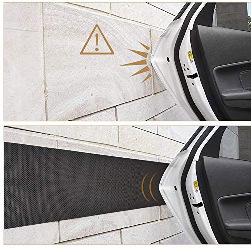 ALISTAR Paragolpes de Pared Protector Garaje Coche Autoadhesiva 2 Rollos 200 Cm X 20 Cm X 6.5 Mm Para Muros De Garajes Para Proteger La Puerta y el Parachoques Del Coche