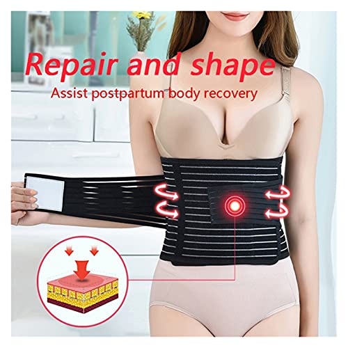 ALIUJUNAMZ Señoras posparto Pelvic Cinturón de reparación 3D Ladies Fitness Formando Cintura Cinturón Embarazada PRENATAL Apoyo ABDIANO (Color : Negro, Size : XL)