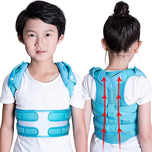 ALLWIN Corrector De Postura, Corrección Espalda Ajustable para Prevenir Niños, Espalda Jorobada, Hombro, Cintura Lumbar, Cinturón Soporte para Adolescentes, Corrección Lesiones Óseas,L