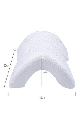 Almohada cervical en forma de U / almohadas de espuma viscoelástica / almohada de reposo de brazos de dormir laterales, antimanos entumecimiento y antironquidos, pareja de abrazadera/almohada de sueño