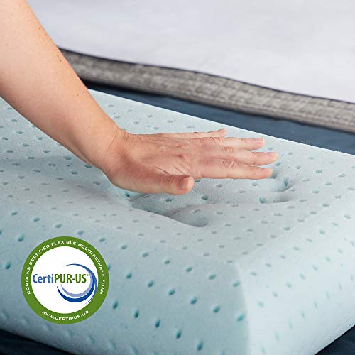 Almohada LUCID con partículas de gel de espuma transpirable - Funda lavable