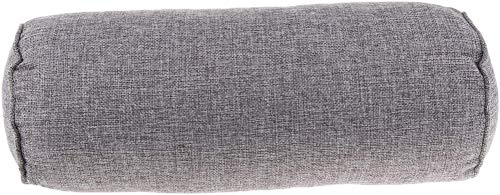 Almohada para aliviar el dolor de espalda suave de POFET, almohada de apoyo cervical redondo, almohada para la rodilla, espalda, reducir el estómago, cuello, la columna,espalda, cadera estrés – gris