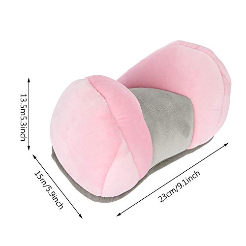 Almohada para cuello de viaje Almohada para cuello cervical suave Soporte para cuello Almohada para siesta Rigidez del hombro Cuidado cervical para avión Uso de oficina en casa