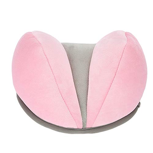 Almohada para cuello de viaje Almohada para cuello cervical suave Soporte para cuello Almohada para siesta Rigidez del hombro Cuidado cervical para avión Uso de oficina en casa