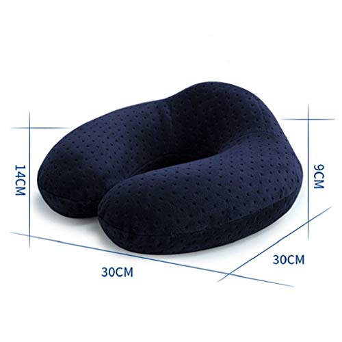 Almohada para el cuello para viajar, almohada clás Almohada en forma de U,Viajes cuello almohada for dormir aviones de aire, en forma de U Almohada Almohada for cuello Almohada de espuma de memoria pr