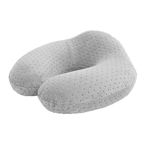 Almohada para el cuello para viajar, almohada clás Almohada en forma de U,Viajes cuello almohada for dormir aviones de aire, en forma de U Almohada Almohada for cuello Almohada de espuma de memoria pr