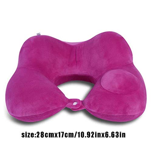 Almohada para el cuello para viajar, almohada clás Almohadas de Viaje Portátil en forma de U Almohada Almohada de viaje plegable al aire libre cómodo Almohada Almohada Tren Avión Maneras de apoyar la