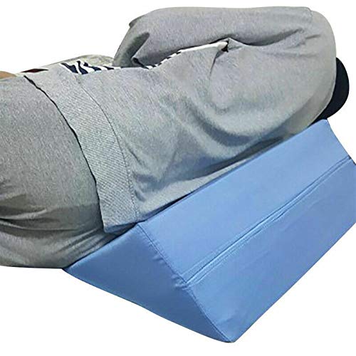 Almohada triangular, Cojin cuña Cojines con forma de almohada en forma de cuña Occipital Pierna elevada Atrás Soporte lumbar almohadilla de reflujo Afilado de reflujo Pierna de espuma Pierna Partida t