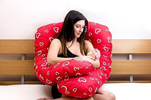 Amilian Almohada de embarazo para dormir, almohada para dormir de lado, incluye funda, para adultos, universal, grande, elefante, gris, tipo A pregnancy pillow bodypillow