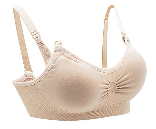 AMOURRI Sujetador de Maternidad para Mujeres Bra Bralette sin Costuras (2Pack/3Pack)